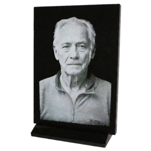 plaque funéraire rectangle personnalisée